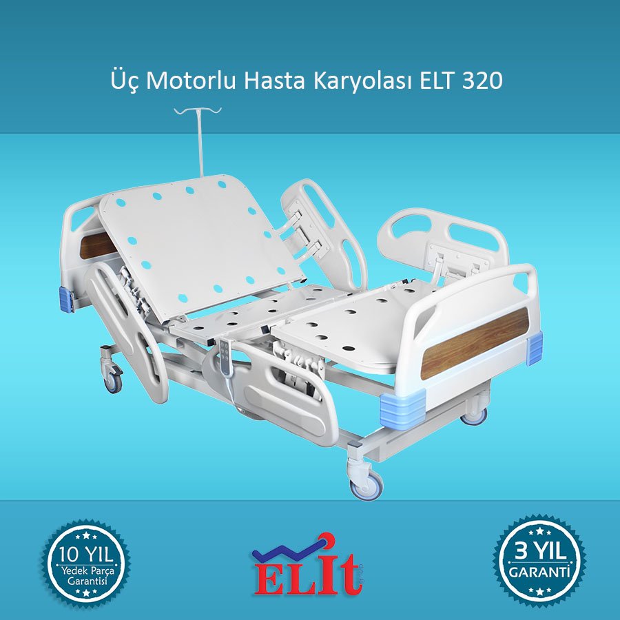 Üç Motorlu  Hasta Karyolası ELT 320